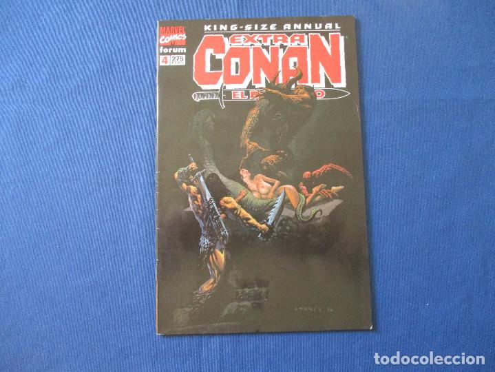 C&oacute;mics: MARVEL / KING - SIZE ANNUAL / EXTRA CONAN EL B&Aacute;RBARO N.&ordm; 4 / FORUM 1996 - Foto 1