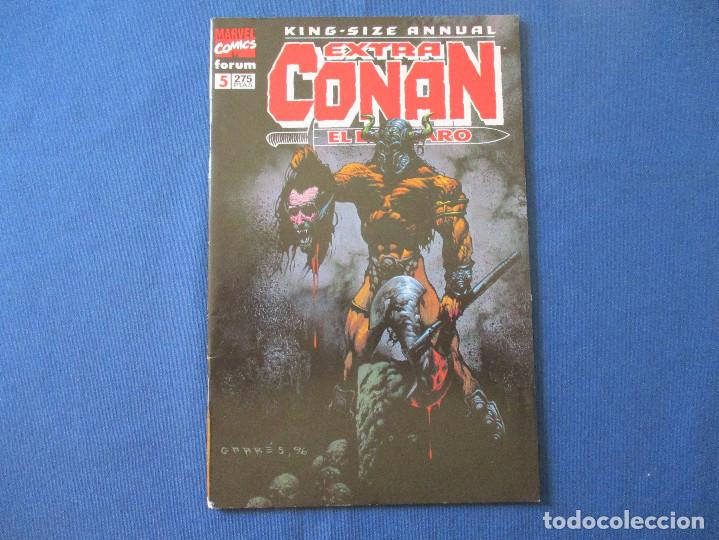 C&oacute;mics: MARVEL / KING - SIZE ANNUAL / EXTRA CONAN EL B&Aacute;RBARO N.&ordm; 5 / FORUM 1996 - Foto 1