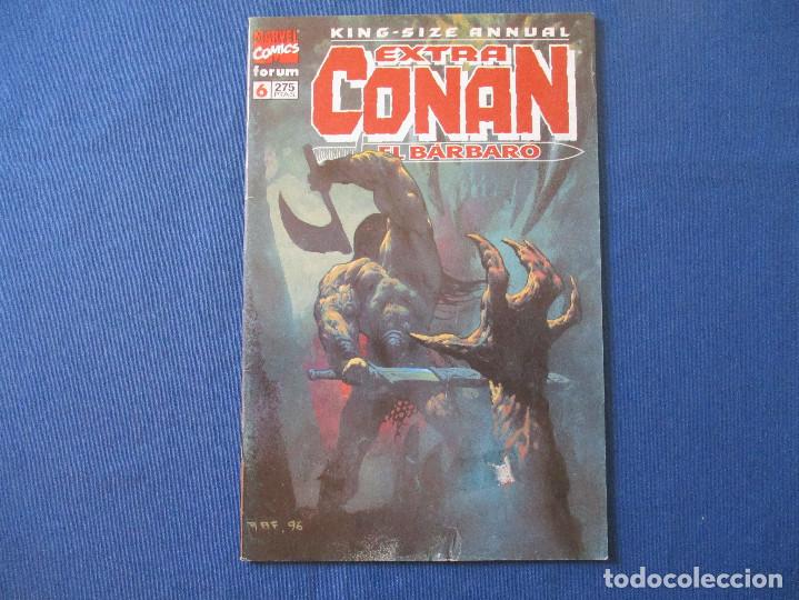 C&oacute;mics: MARVEL / KING - SIZE ANNUAL / EXTRA CONAN EL B&Aacute;RBARO N.&ordm; 6 / FORUM 1996 - Foto 1
