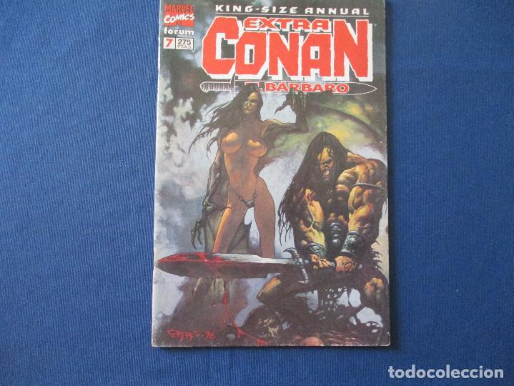 C&oacute;mics: MARVEL / KING - SIZE ANNUAL / EXTRA CONAN EL B&Aacute;RBARO N.&ordm; 7 / FORUM 1996 - Foto 1