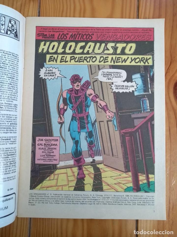 C&oacute;mics: Los Vengadores n&ordm; 5 - Excelente estado - Foto 4