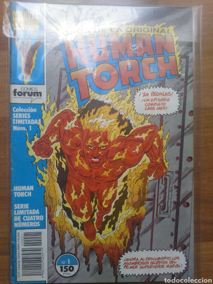 C&oacute;mics: Human Torch. Completa 4 numeros. Forum - Foto 1