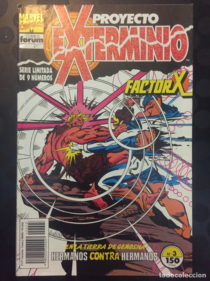 C&oacute;mics: PROYECTO EXTERMINIO N.3 FACTOR X : EN LA TIERRA DE GENOSHA . ( 1992 ). - Foto 1