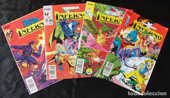 C&oacute;mics: LOTE 4 COMICS INFERNO - N&ordm; 5, 6, 8 Y 9 - COMICS FORUM - - Foto 1