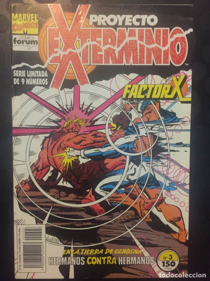 C&oacute;mics: PROYECTO EXTERMINIO N.3 FACTOR X : HERMANOS CONTRA HERMANOS . ( 1992 ). - Foto 1