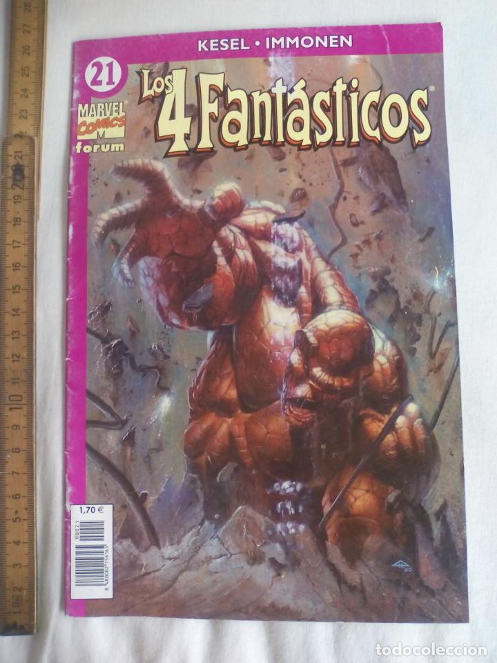 C&oacute;mics: LOS 4 FANTASTICOS. FORUM. MARVEL COMICS N&ordm; 21 VOL. IV - Foto 1
