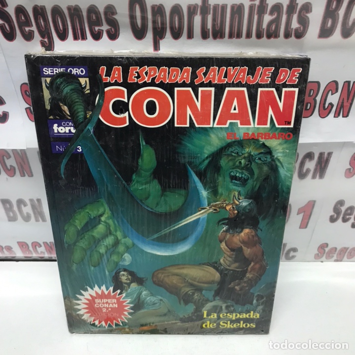 C&oacute;mics: SUPER CONAN SERIE ORO FORUM LA ESPADA SALVAJE EL BARBARO - Foto 1