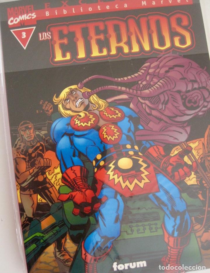 C&oacute;mics: LOS ETERNOS--BIBLIOTECA MARVEL--FORUM-----COMPLETA 1 2 3--NUEVA - Foto 1