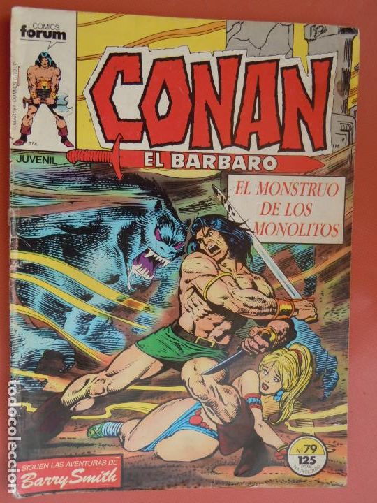 C&oacute;mics: COMIC CONAN EL BARBARO - N&ordm; 79 - COMICS FORUM - 1986. - Foto 1