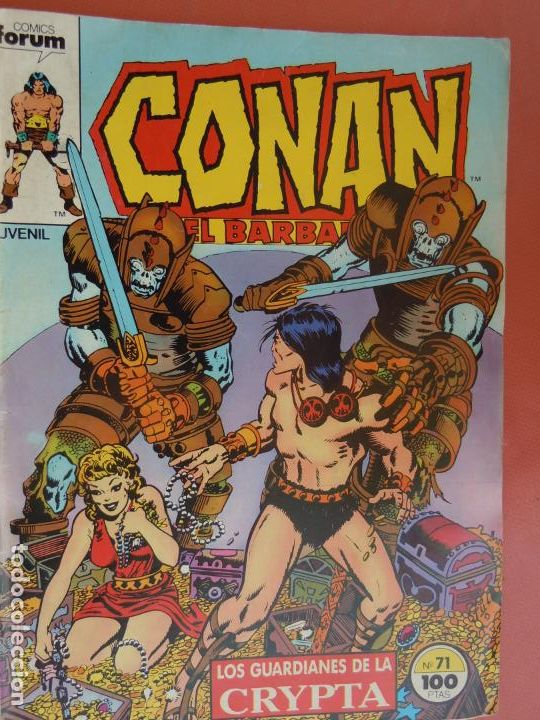 C&oacute;mics: COMIC CONAN EL BARBARO - N&ordm; 71 - COMICS FORUM - 1985. - Foto 1
