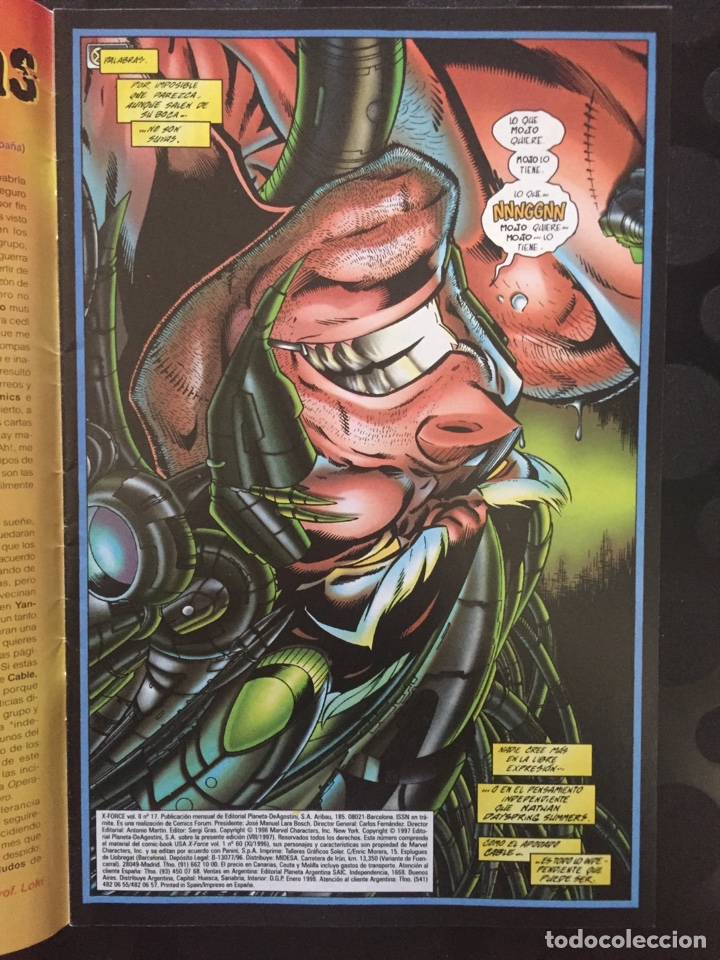 C&oacute;mics: X FORCE VOL.2 N.17 EL ORIGEN DE ESTRELLA ROTA . ( 1996/2000 ). - Foto 3