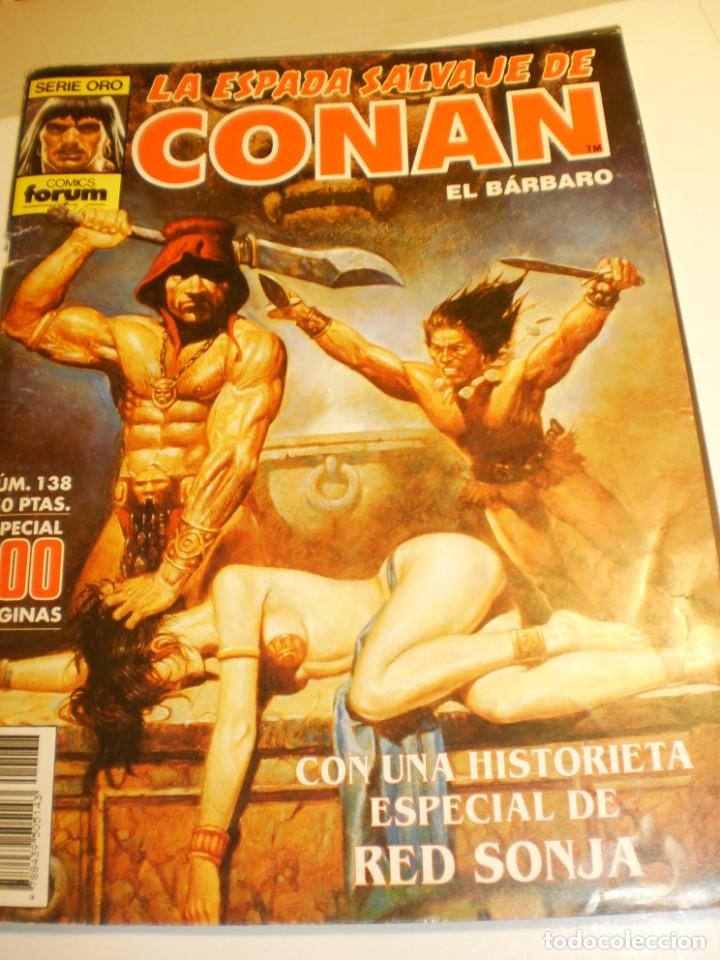 LA ESPADA SALVAJE DE CONAN. Nº 138 ESPECIAL 100 PÁGINAS. HISTORIETA DE RED SONJA. 1993 (ESTÁ NORMAL) (Tebeos y Comics - Forum - Conan)