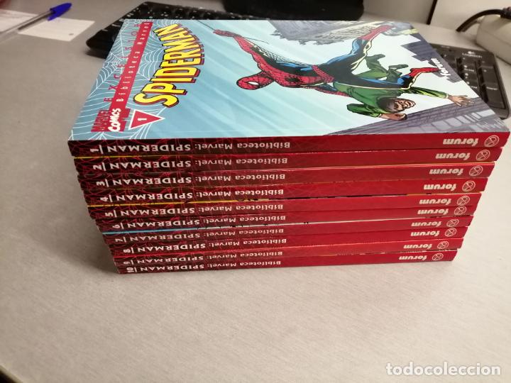 C&oacute;mics: SPIDERMAN / LOTE DE 10 N&Uacute;MEROS: 1 AL 10 / BIBLIOTECA MARVEL - FORUM - Foto 2