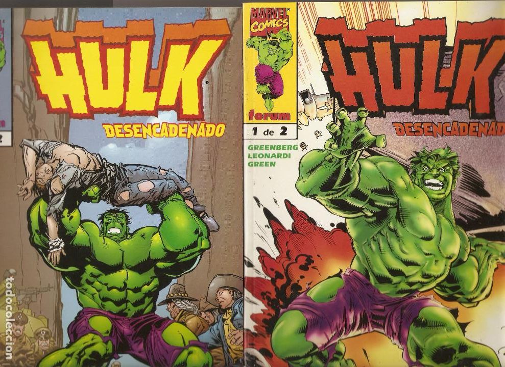 C&oacute;mics: HULK DESENCADENADO - TOMOS 1 y 2 COMPLETA - FORUM - - Foto 1