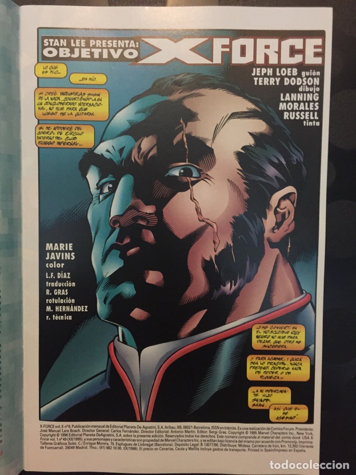 C&oacute;mics: X FORCE VOL.2 N.6 OBJETIVO X FORCE . ( 1996/2000 ). - Foto 3