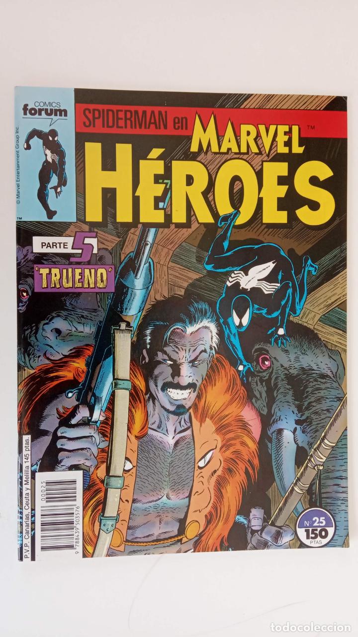 C&oacute;mics: SPIDERMAN EN MARVEL H&Eacute;ROES N&ordm; 25 - 1989 FORUM - NUEVO - Foto 1