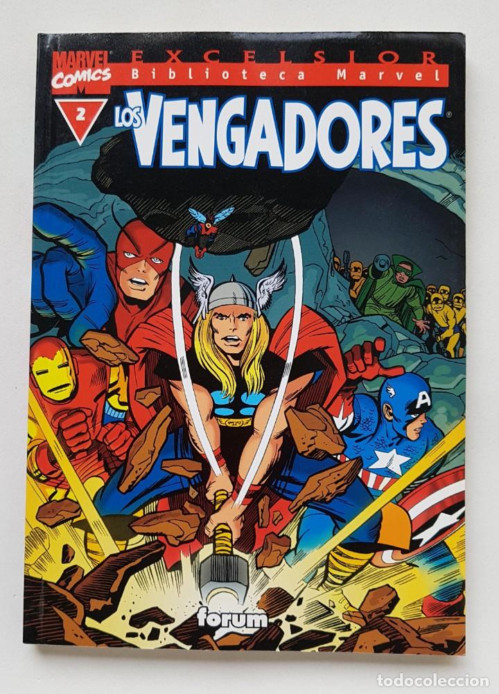 C&oacute;mics: BIBLIOTECA MARVEL EXCELSIOR LOS VENGADORES N&ordm; 2 MARVEL COMICS DEAGOSTINI 1999 - Foto 1