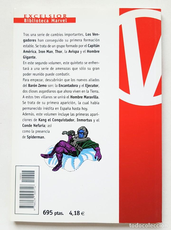 C&oacute;mics: BIBLIOTECA MARVEL EXCELSIOR LOS VENGADORES N&ordm; 2 MARVEL COMICS DEAGOSTINI 1999 - Foto 2