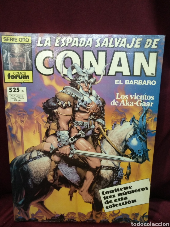C&oacute;mics: Serie oro, la espada salvaje de Conan, contiene 3 numeros - Foto 1