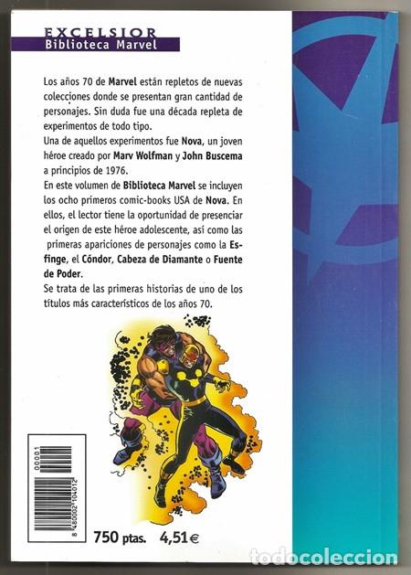 C&oacute;mics: Nova, 1-3 (Marv Wolfman, John Buscema...) / Biblioteca Marvel - Forum, 2001 | COMPLETA - Foto 3