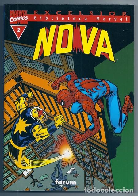 C&oacute;mics: Nova, 1-3 (Marv Wolfman, John Buscema...) / Biblioteca Marvel - Forum, 2001 | COMPLETA - Foto 4