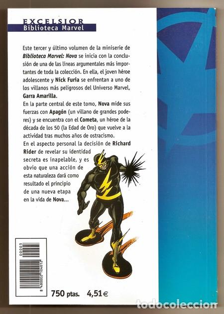 C&oacute;mics: Nova, 1-3 (Marv Wolfman, John Buscema...) / Biblioteca Marvel - Forum, 2001 | COMPLETA - Foto 7