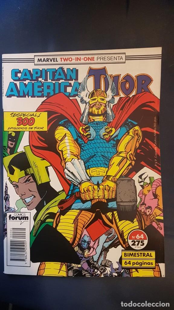 C&oacute;mics: CAPIT&Aacute;N AMERICA/THOR N&ordm;64 (MARVEL TWO IN ONE) - FORUM - Foto 1