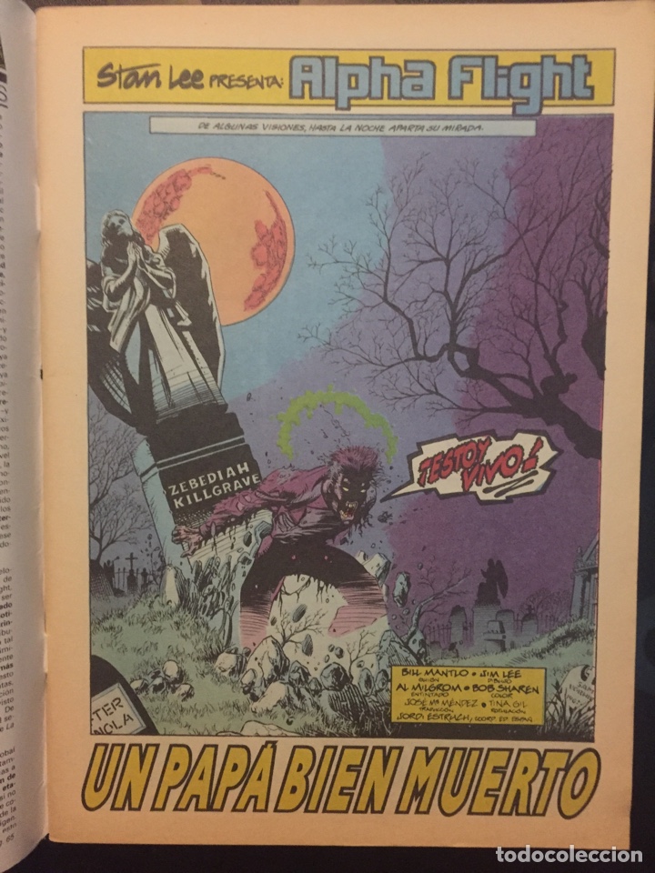 C&oacute;mics: ALPHA FLIGHT Y LA MASA VOL.1 N.53 MARVEL TWO IN ONE . ( 1985/1992 ). - Foto 3