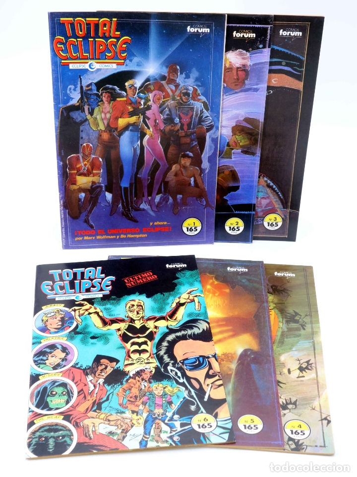 C&oacute;mics: TOTAL ECLIPSE 1 A 6. COLECCI&Oacute;N COMPLETA (Marv Wolfman / Bo Hampton) Forum, 1990. OFRT - Foto 1