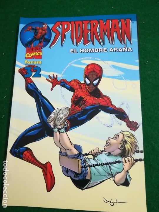 C&oacute;mics: SPIDERMAN N&ordm; 32 , FORUM , LOMO AZUL COMO NUEVO - Foto 1