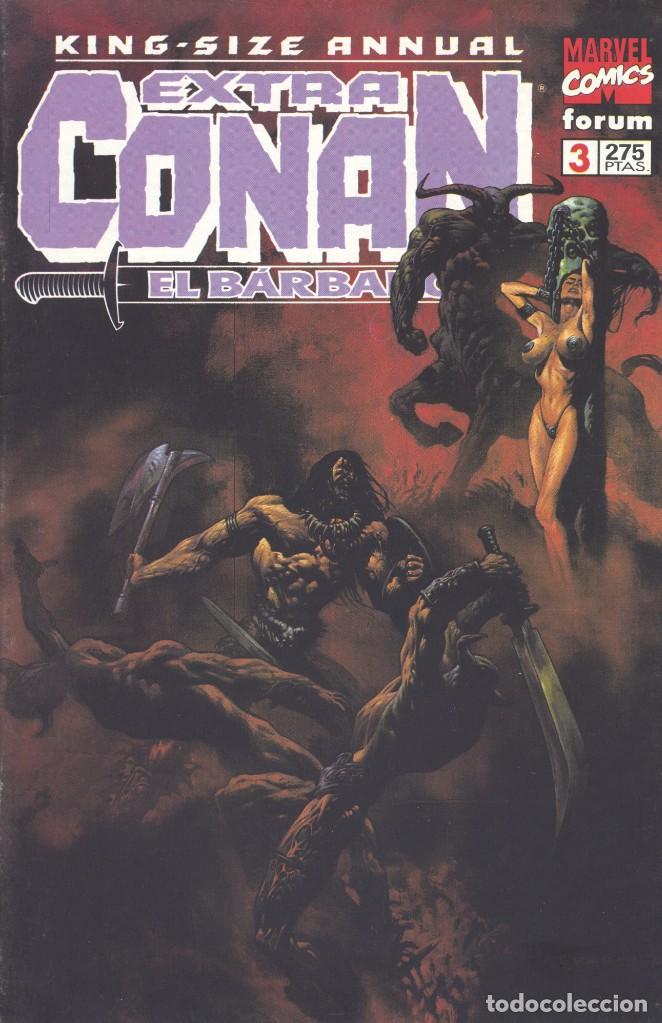 C&oacute;mics: extra conan n&ordm;3. king-size annual. forum, 1996 - Foto 1