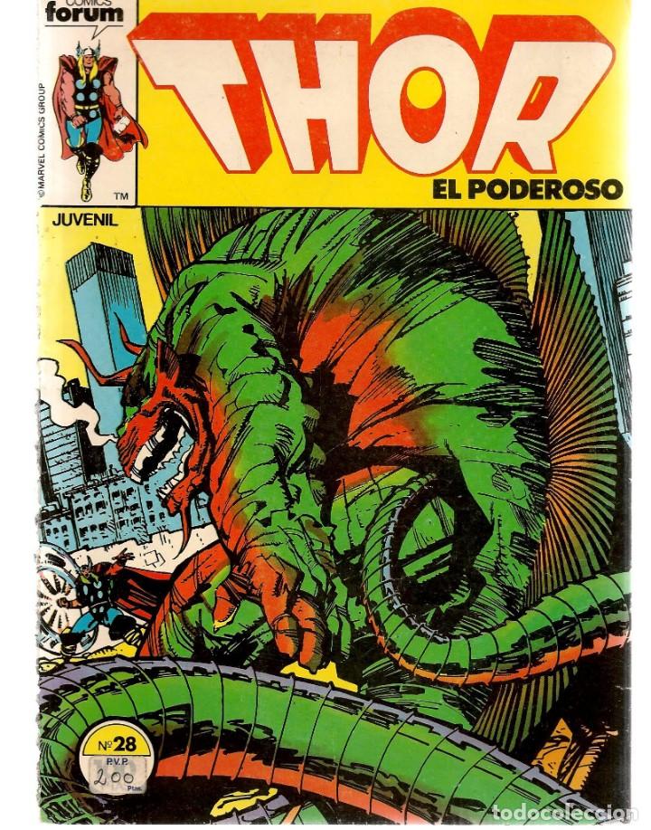 C&oacute;mics: THOR, EL PODEROSO. N&ordm; 28. PROCEDENTE DE RETAPADO.  FORUM (RF.MA) C/18 - Foto 1