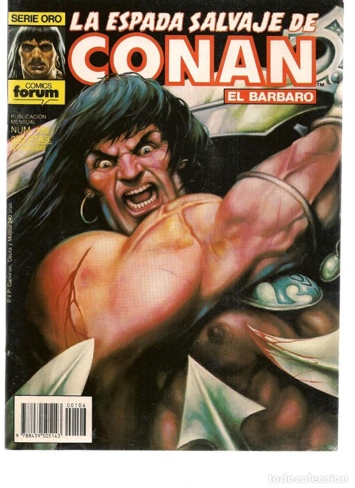 C&oacute;mics: LA ESPADA SALVAJE DE CONAN. N&ordm; 106. FORUM. (RF.MA) C/17 - Foto 1