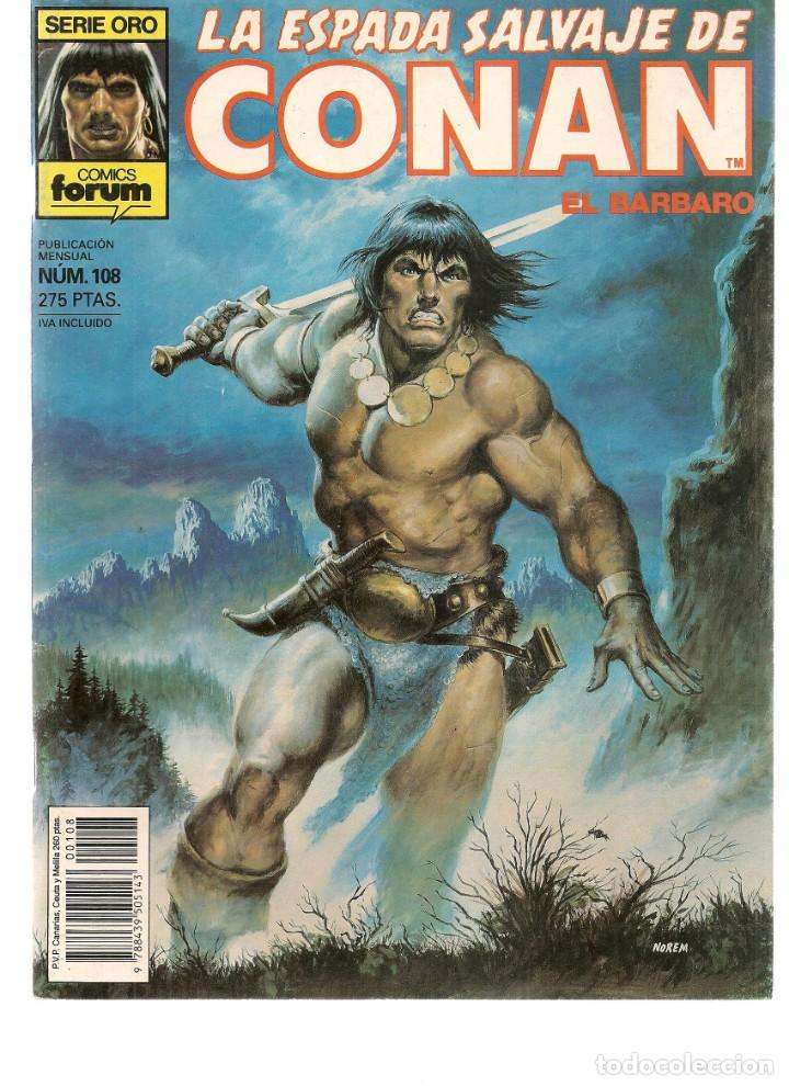 C&oacute;mics: LA ESPADA SALVAJE DE CONAN. N&ordm; 108. FORUM. (RF.MA) C/17 - Foto 1