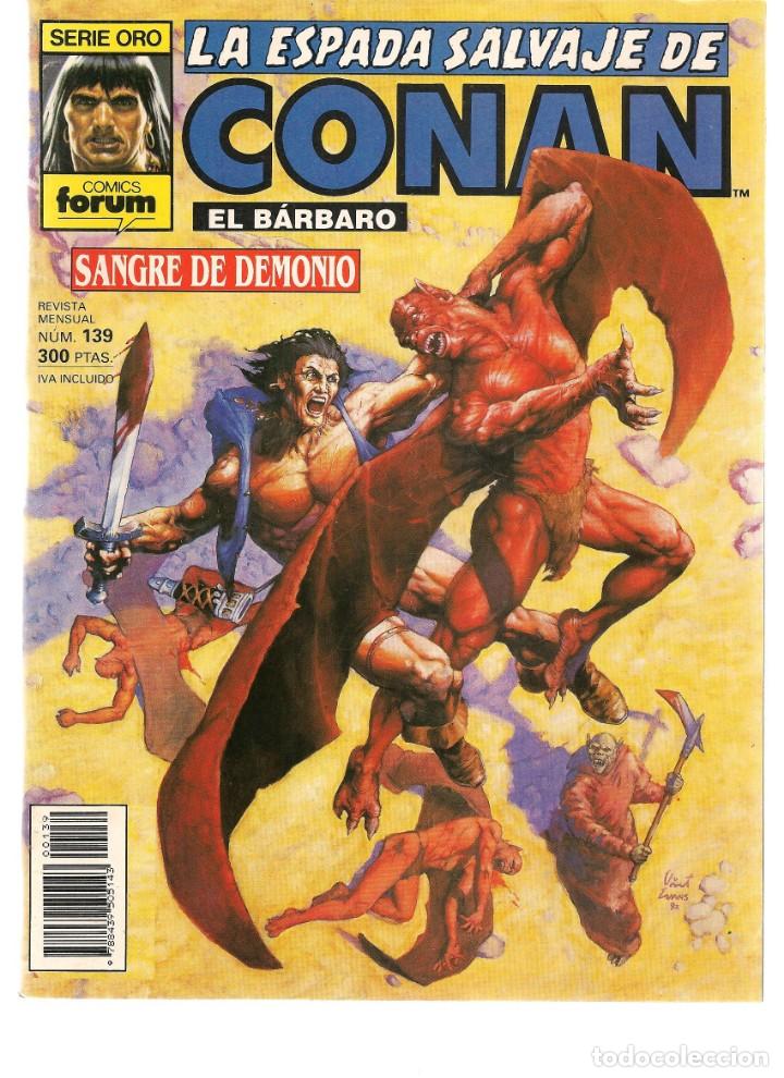 C&oacute;mics: LA ESPADA SALVAJE DE CONAN. N&ordm; 139. FORUM. (RF.MA) C/17 - Foto 1