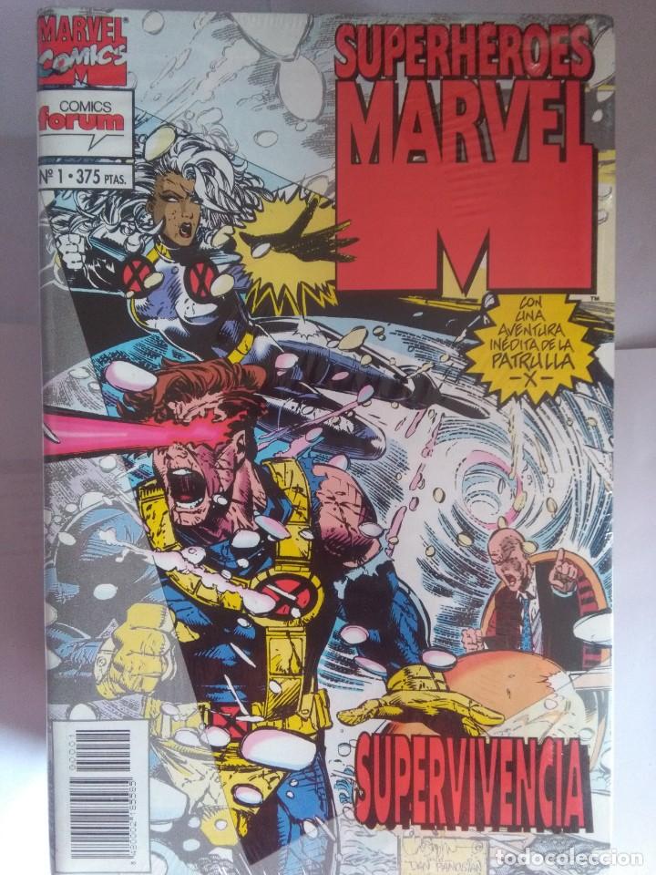 C&oacute;mics: SUPERH&Eacute;ROES MARVEL COMPLETA. DIFICIL. NUEVA - Foto 1