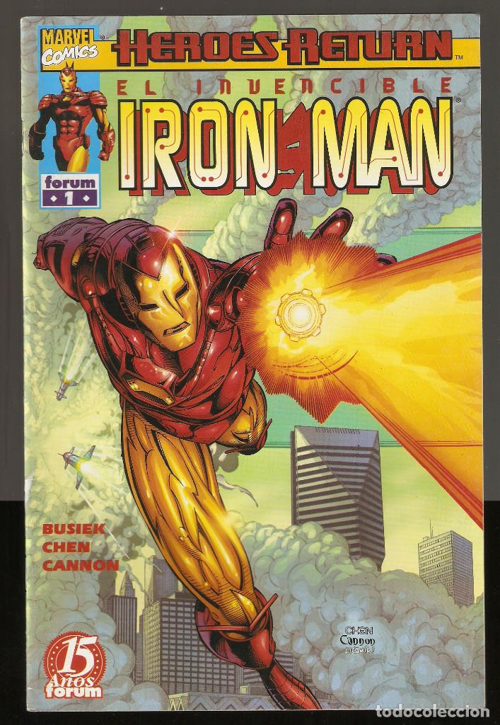 C&oacute;mics: IRON MAN vol.4 - N&ordm; 1 DE 25 - HEROES RETURN - FORUM -2- - Foto 1