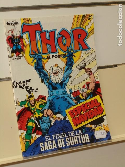 C&oacute;mics: MARVEL THOR EL PODEROSO VOL. 1 N&ordm; 36 ESPECIAL NAVIDAD - FORUM - Foto 1