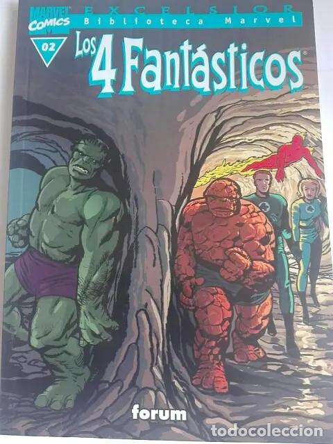 C&oacute;mics: Los 4 Fant&aacute;sticos 02 Biblioteca Marvel - Foto 1
