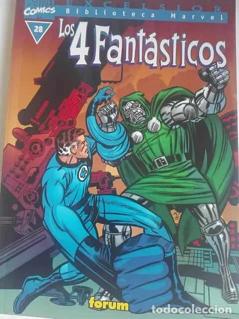 C&oacute;mics: Los 4 Fant&aacute;sticos 28 Biblioteca Marvel - Foto 1