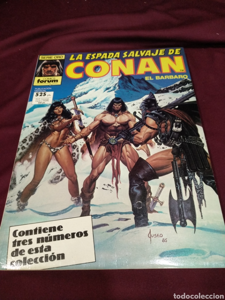 C&oacute;mics: Serie oro, la espada salvaje de Conan, contiene 3 numeros - Foto 1