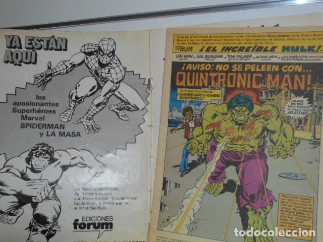 C&oacute;mics: MARVEL LA MASA EL INCREIBLE HULK VOL. 1 N&ordm; 2 - FORUM - Foto 3