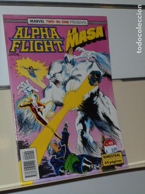 C&oacute;mics: MARVEL TWO-IN-ONE PRESENTA ALPHA FLIGHT Y LA MASA VOL. 1 N&ordm; 40 - FORUM - Foto 1