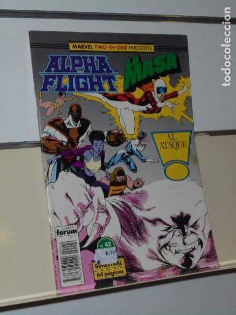 C&oacute;mics: MARVEL TWO-IN-ONE PRESENTA ALPHA FLIGHT Y LA MASA VOL. 1 N&ordm; 42 - FORUM - Foto 1