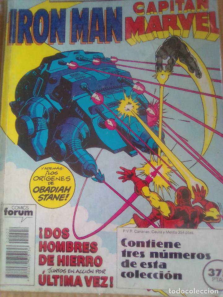 C&oacute;mics: IRON MAN CAPITAN MARVEL 44-45-46 EN UN TOMO -FORUM - Foto 1