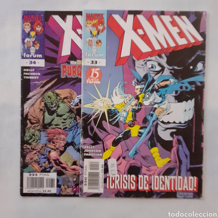 C&oacute;mics: 2 X-MEN. MARVEL Forum. N&deg; 33 y 34. 1999. - Foto 1