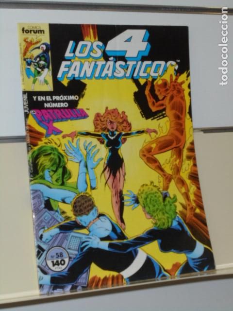 C&oacute;mics: MARVEL LOS 4 FANTASTICOS VOL. 1 N&ordm; 58 - FORUM - Foto 1
