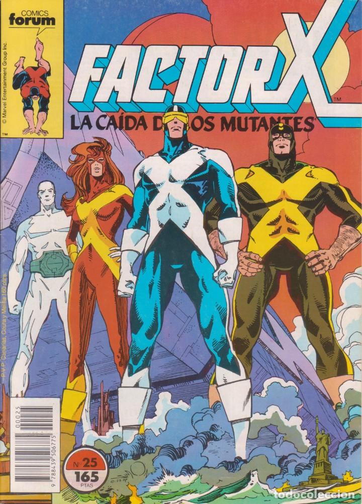 C&oacute;mics: C&Oacute;MIC MARVEL ` FACTOR X &acute; N&ordm; 25 ED.PLANETA / FORUM 1989 - Foto 1