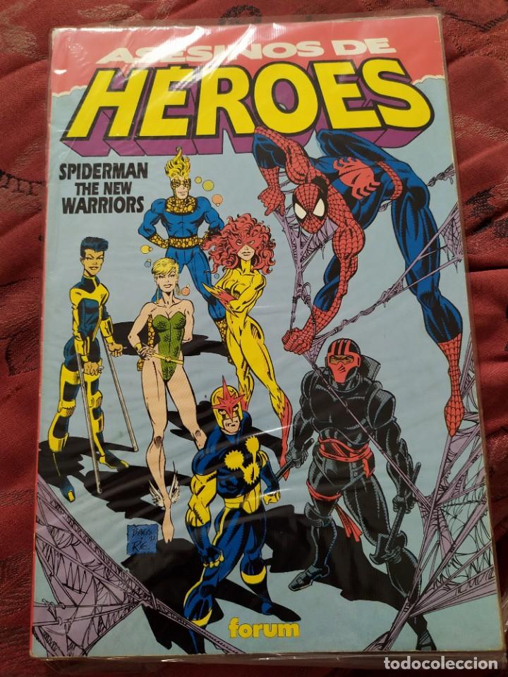 C&oacute;mics: asesinos de heroes Spiderman new Warriors - Foto 1
