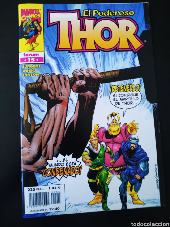C&oacute;mics: DE KIOSCO EL PODEROSO THOR 15 VOL IV FORUM - Foto 1